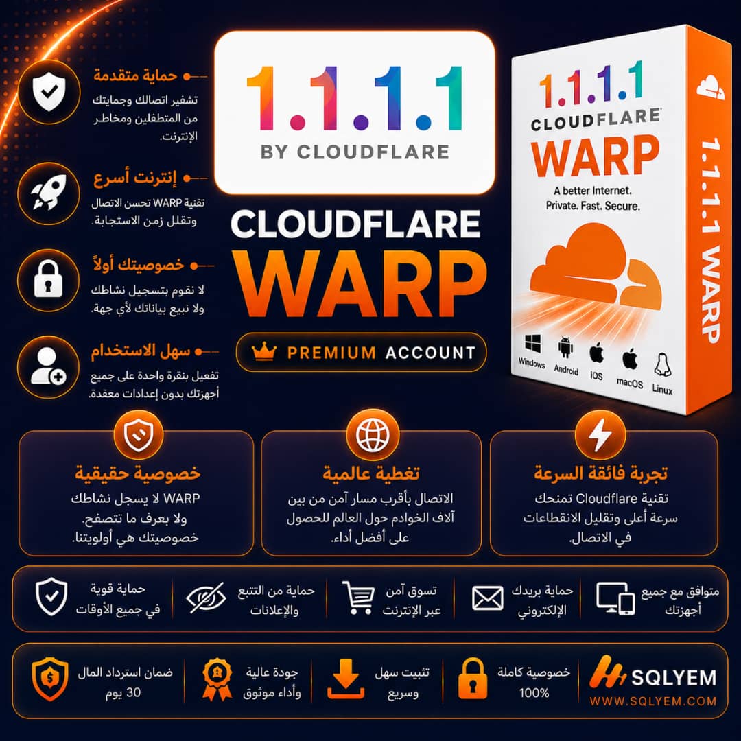 Cloudflare WARP subscription for one year