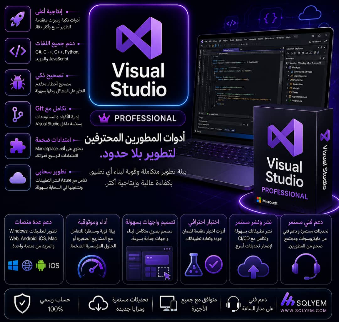 Visual Studio Professional & Enterprise Subscription | For Developers